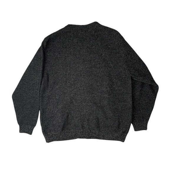 Still By Hand Zip Up Cardigan Men’s Ink Black Gray 100% Wool Sweater Size 1 - Picture 2 of 7